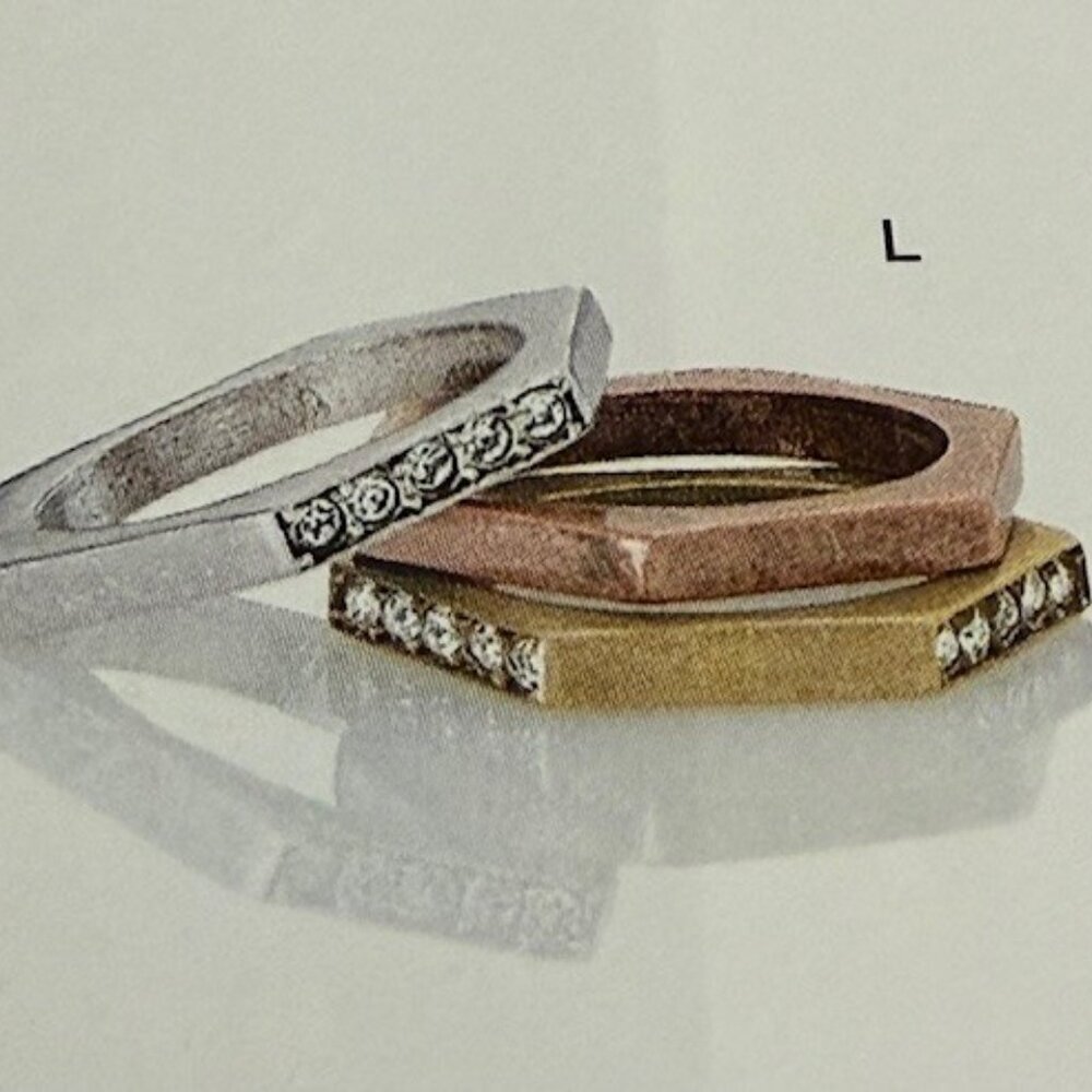 Lia Sophia "TRI" Rings - Picture 3 of 8